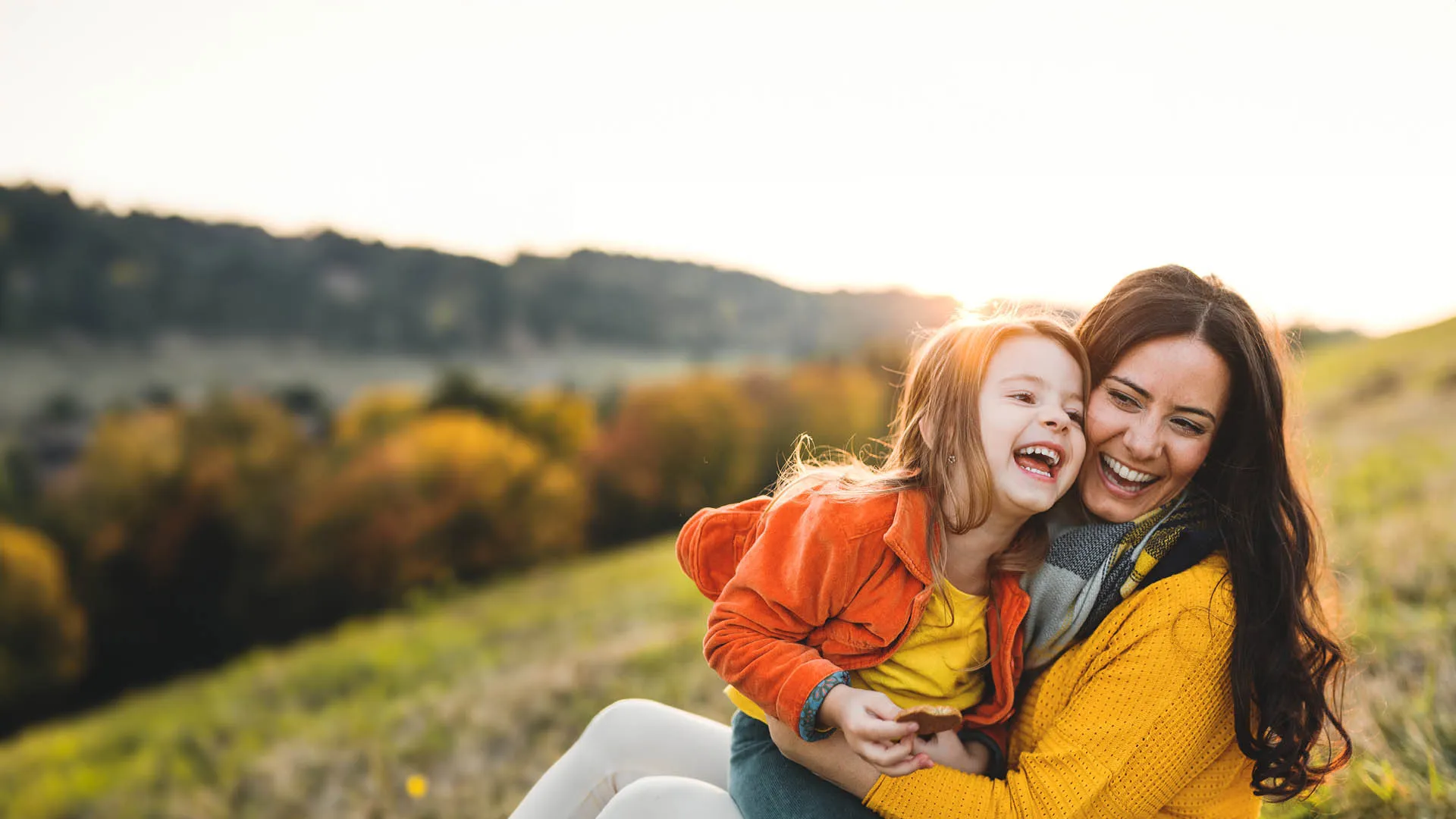 a couple of women smiling